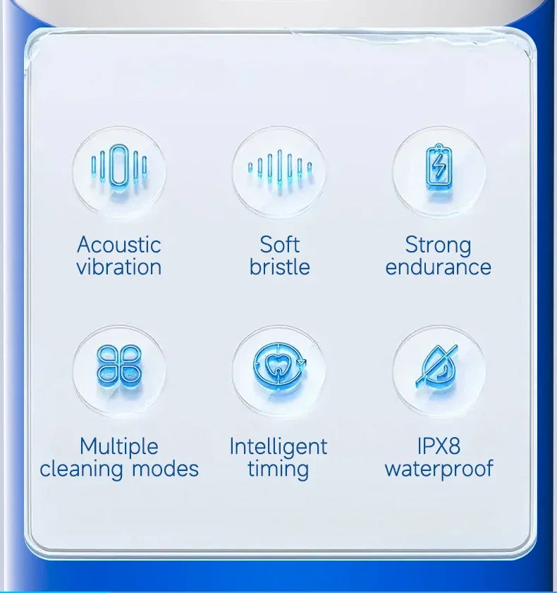 Electric Toothbrush Mental Thin Brush