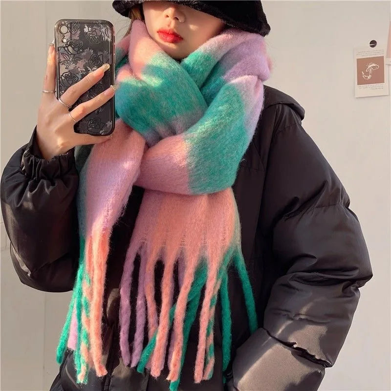 Winter Cashmere Scarf Shawl