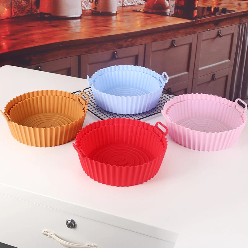 Silicone Air Fryers Oven Baking Tray