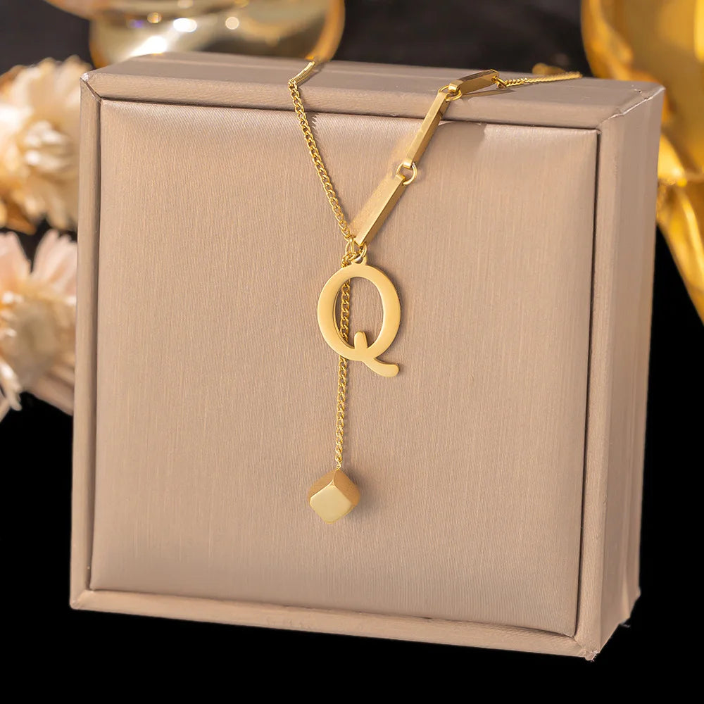 Initial Letter Necklace