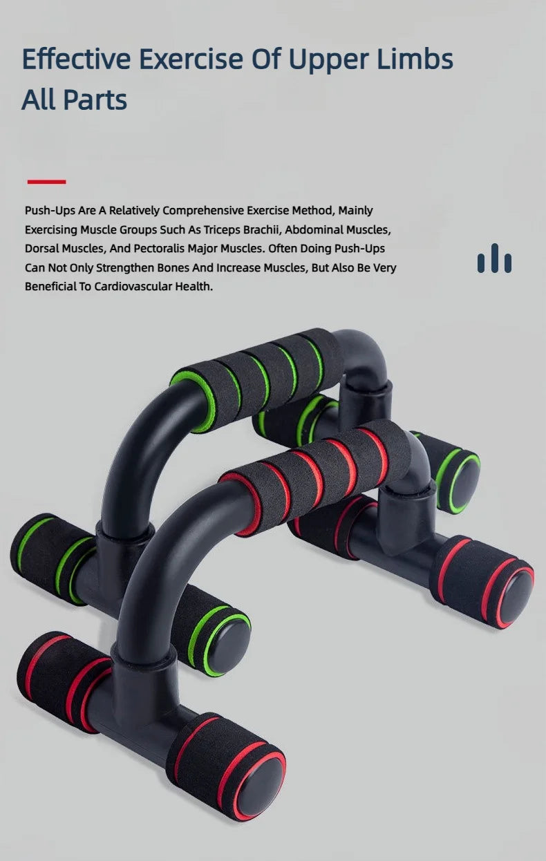 Non-Slip Push Up H-Shaped Support Bar Stand