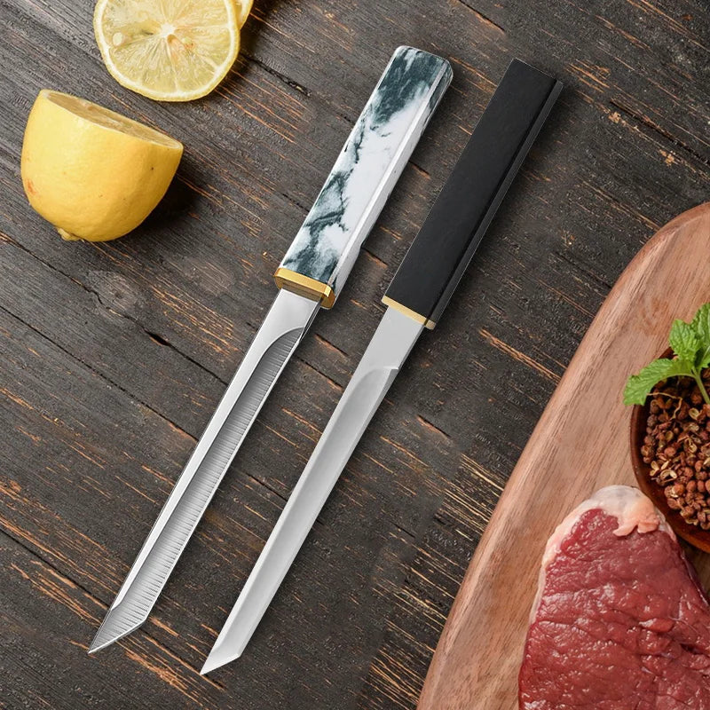 Professional Stainless Steel Cleaver Meat Fruit Fish Knives