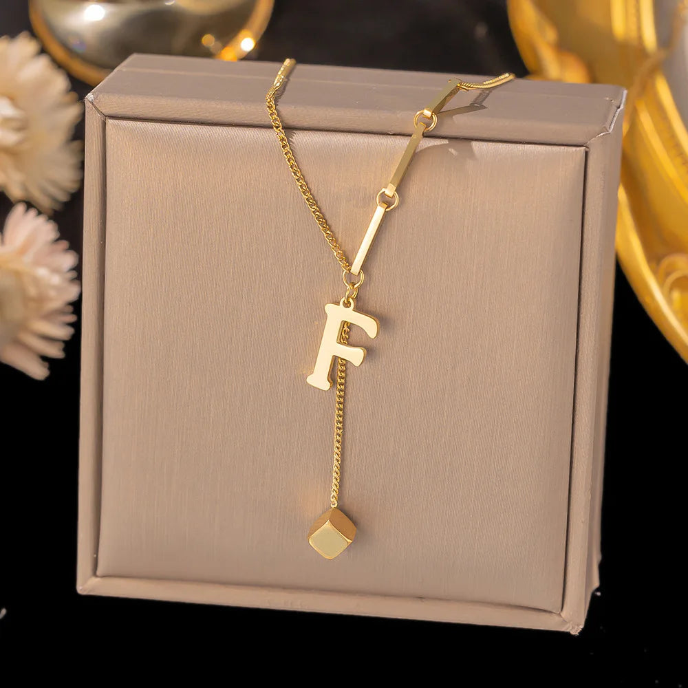 Initial Letter Necklace