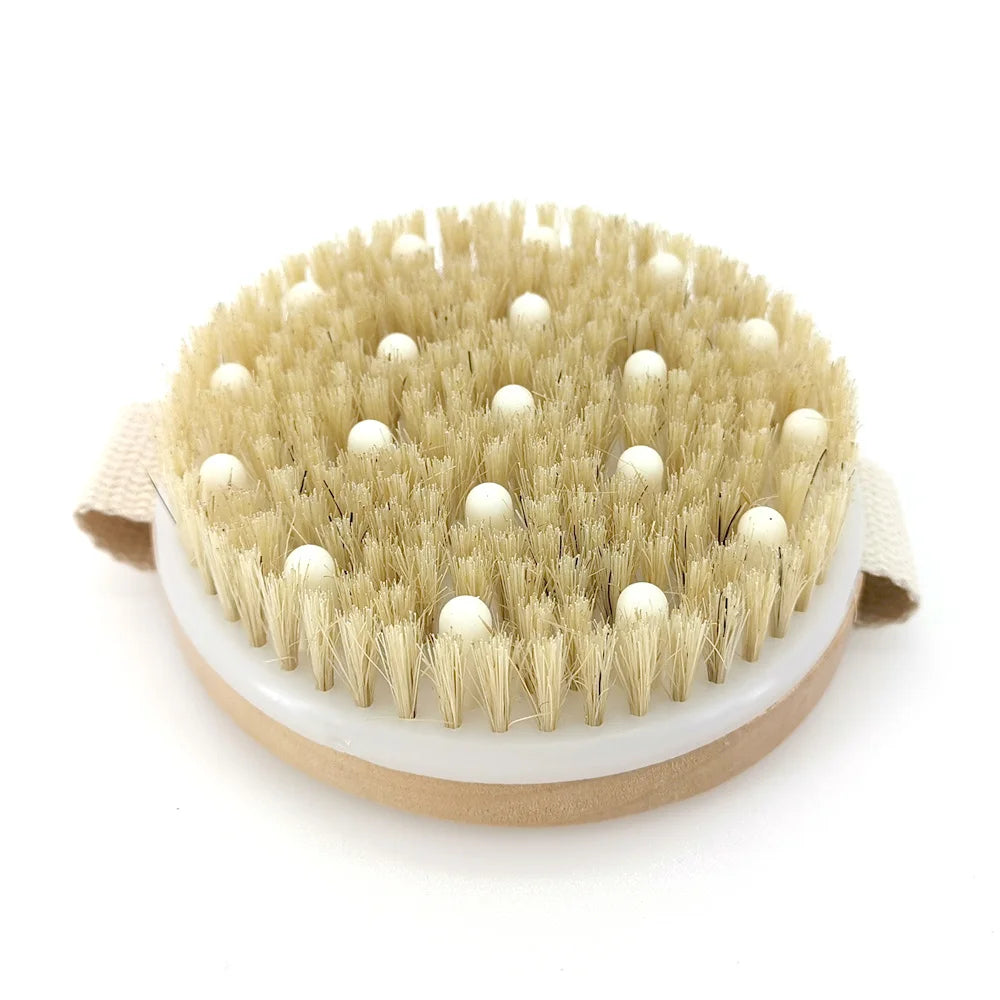 2 In 1 Dry Skin Body Massage Brush