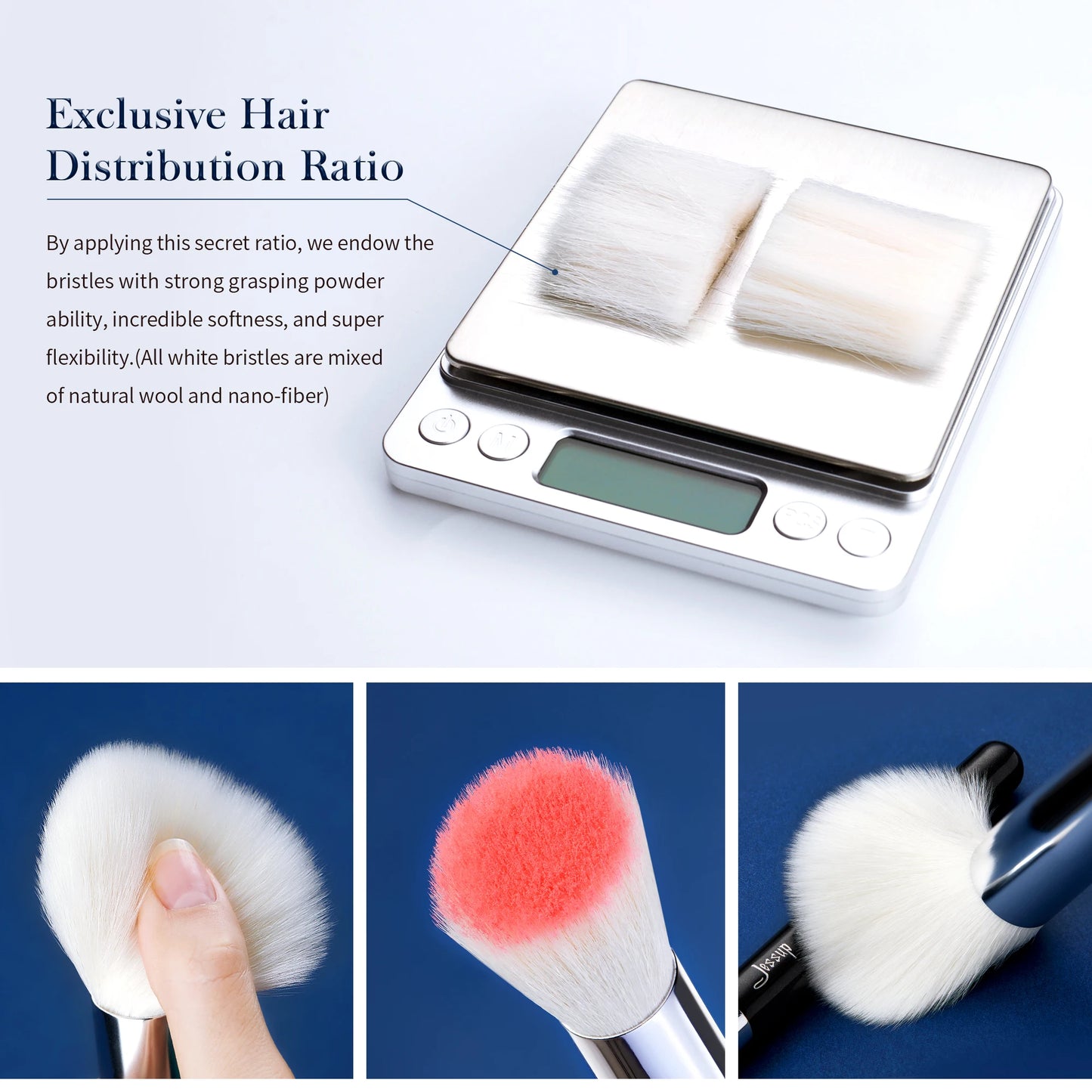 Jessup Makeup brushes 15- 25pcs