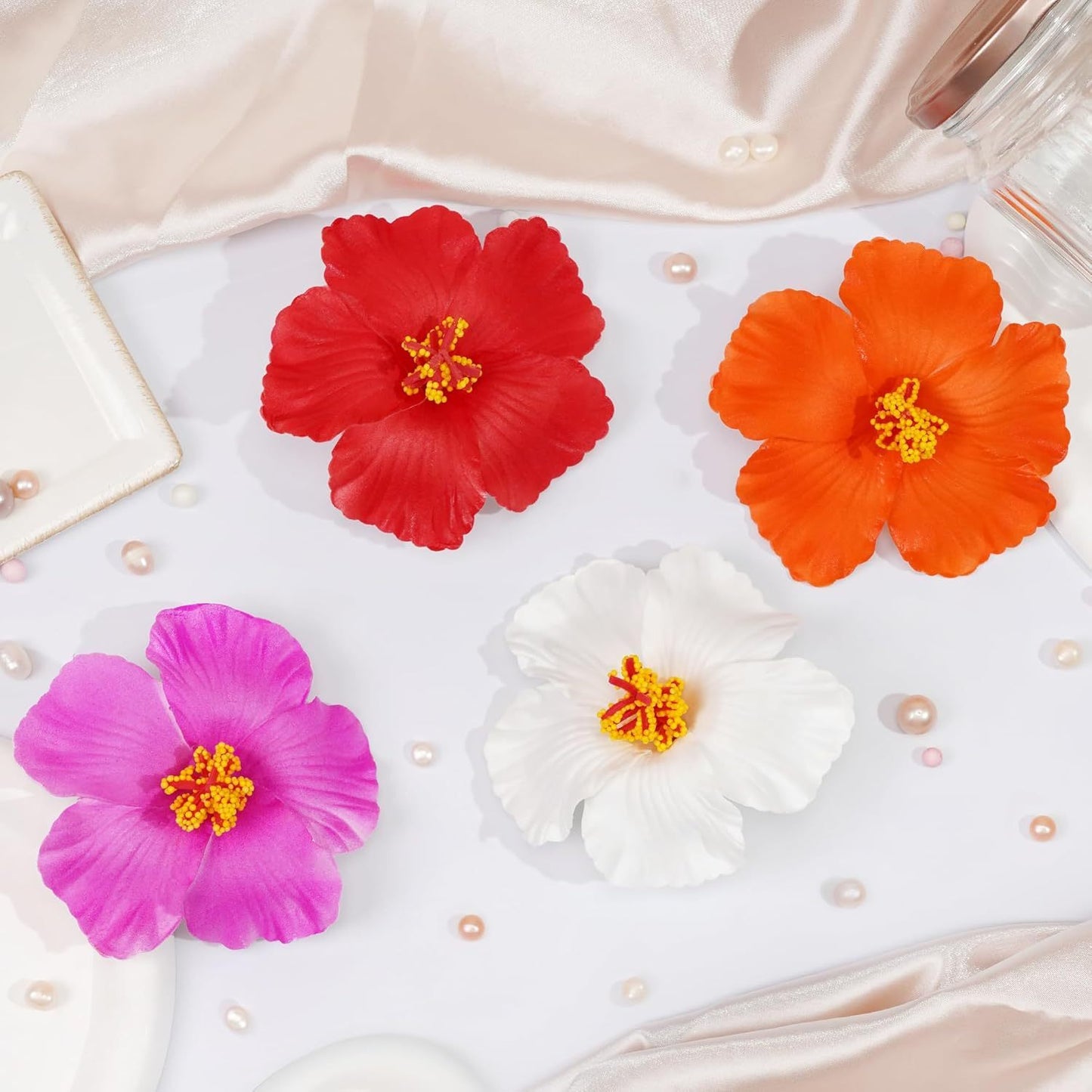 Bohemian Beach Vacation Flower Hair Clip