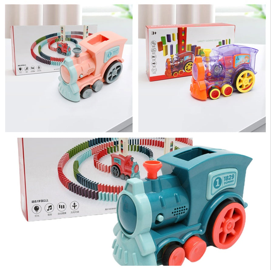 Domino Train Toys Baby Car Puzzle