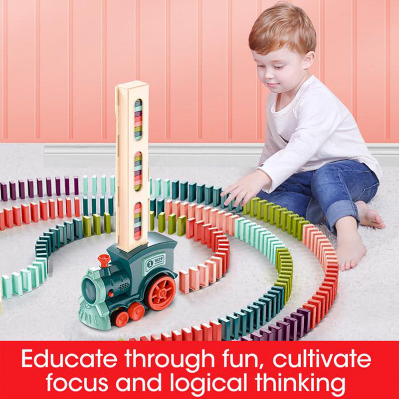 Domino Train Toys Baby Car Puzzle