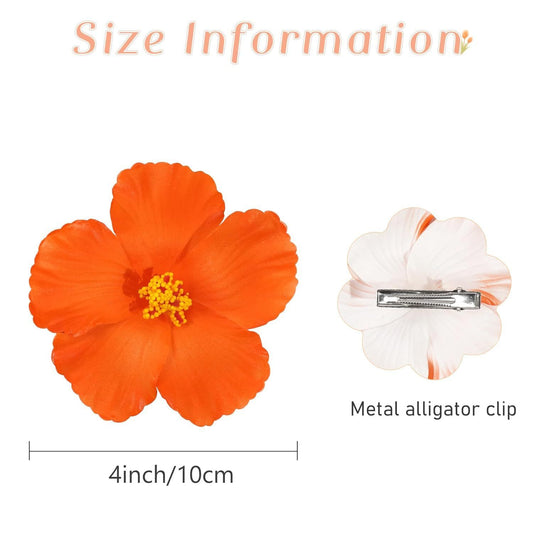Bohemian Beach Vacation Flower Hair Clip