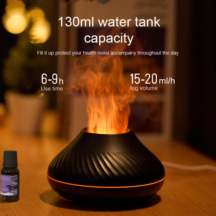 3d Colorful Flame Humidifier Fire Volcano Diffuser