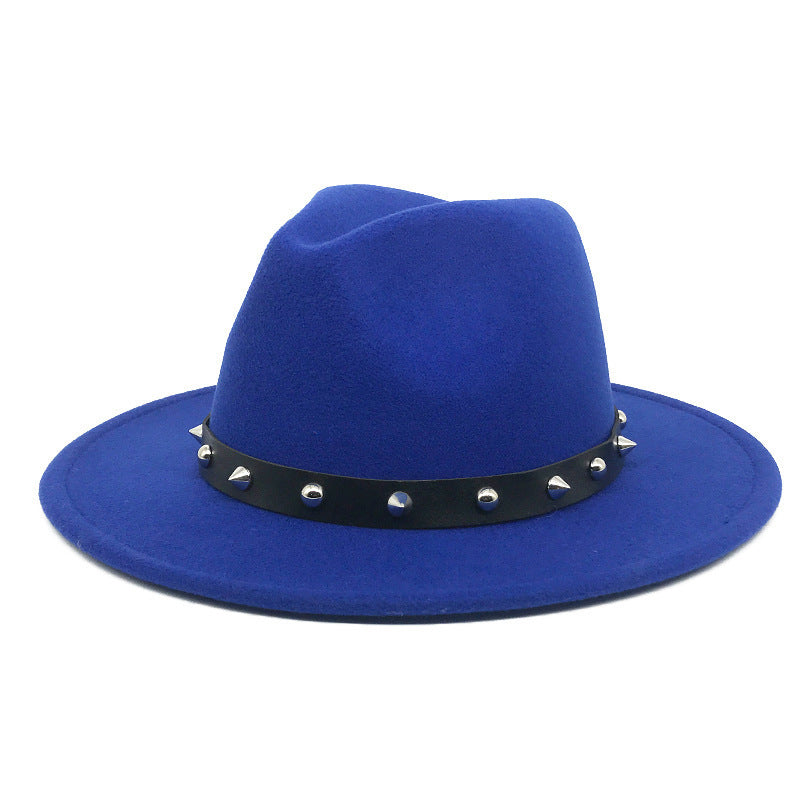 New Style Rivet Accessories Top Hat