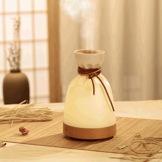 Wood Aromatherapy Desk Lamp Humidifier Aromatherapy