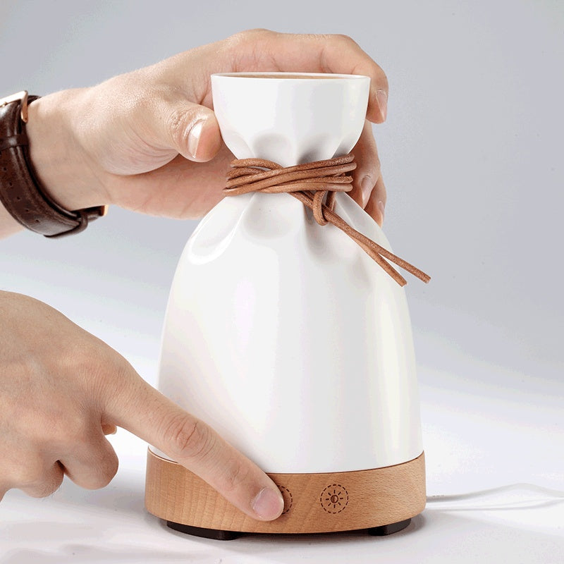 Wood Aromatherapy Desk Lamp Humidifier Aromatherapy