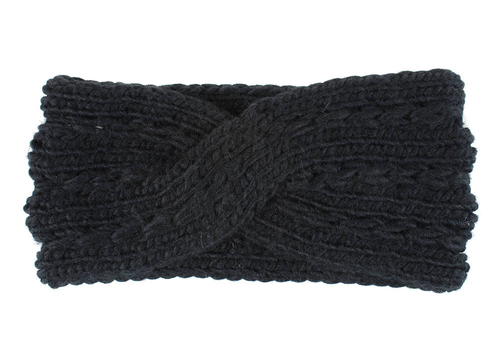 Acrylic Thick Wool Knitted Headband  Crossed Hair Accessories