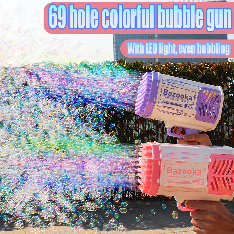 Soap Bubble Gun Rocket 69 Holes