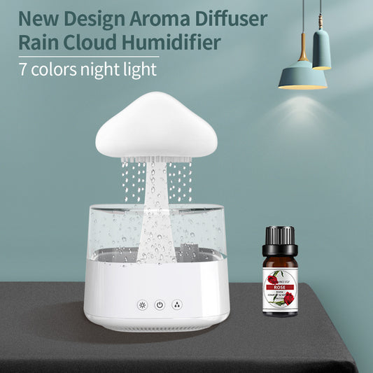 Mushroom  Rain Cloud  Water Drop Humidifier