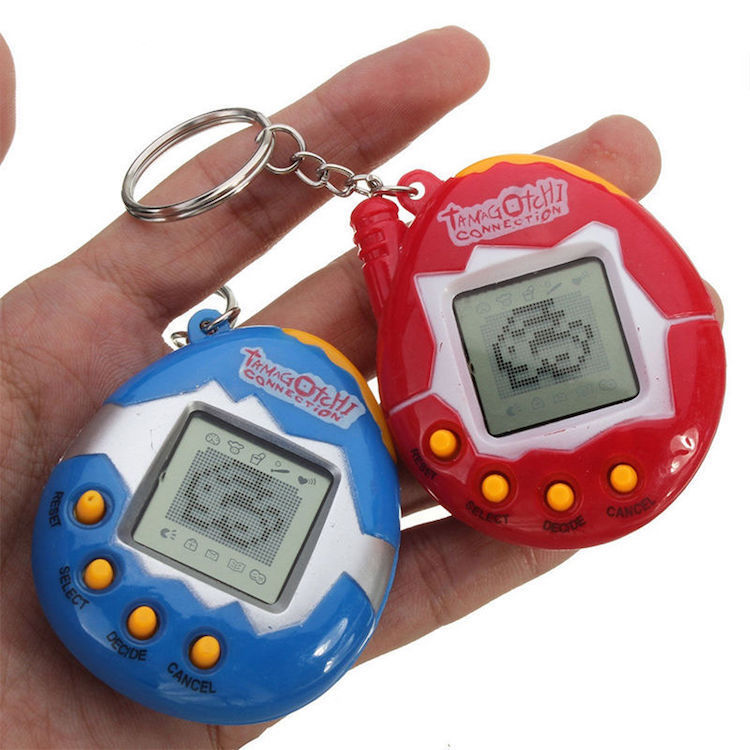 Electronic virtual pet game machine
