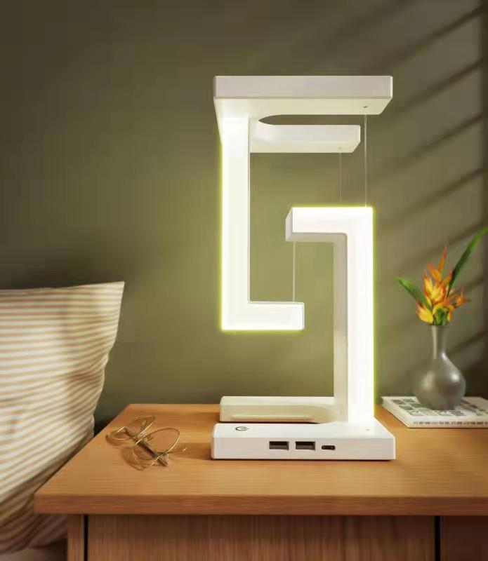 Smartphone Charging Suspension Table Floating Lamp