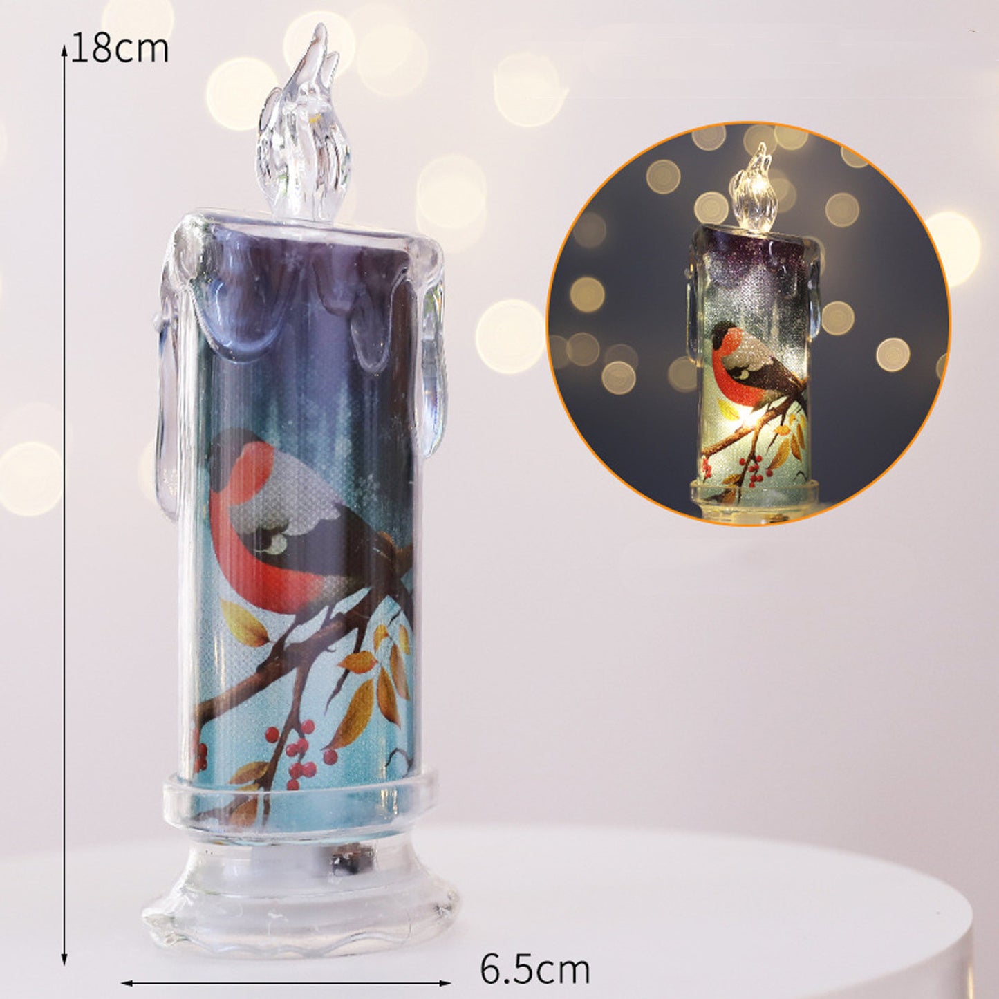 Christmas Transparent Electronic Candles