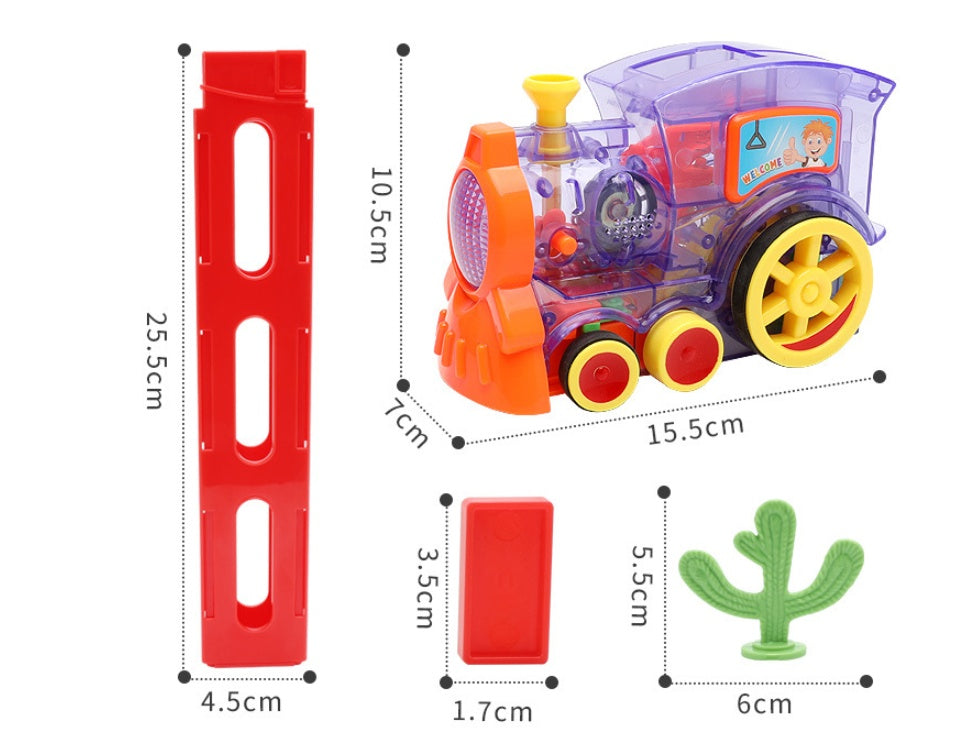 Domino Train Toys Baby Car Puzzle