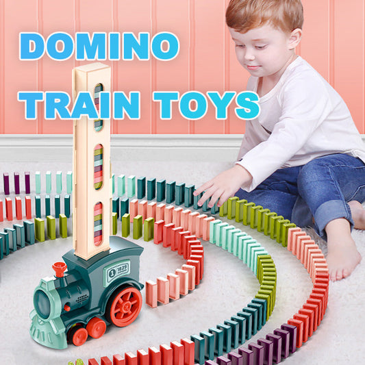 Domino Train Toys Baby Car Puzzle