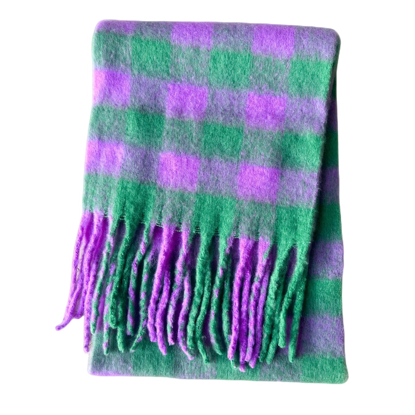 Luxury Cashmere Bright Solid Colors Scarf Winter Shawl