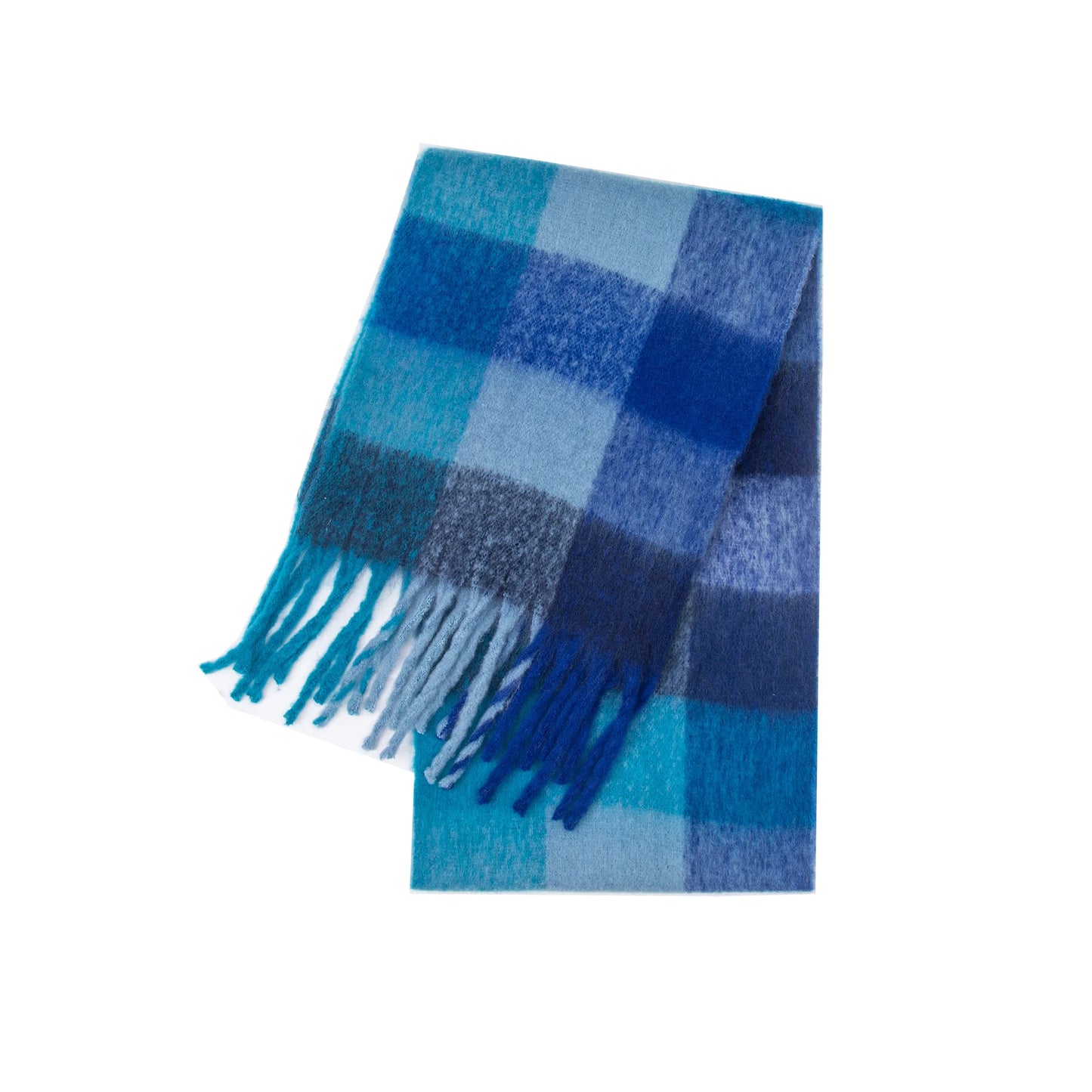 Luxury Cashmere Bright Solid Colors Scarf Winter Shawl