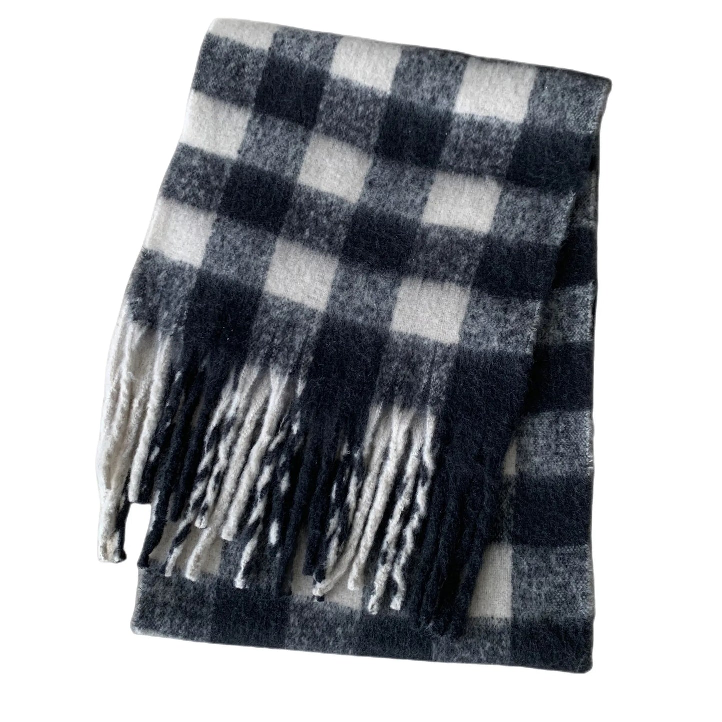 Luxury Cashmere Bright Solid Colors Scarf Winter Shawl