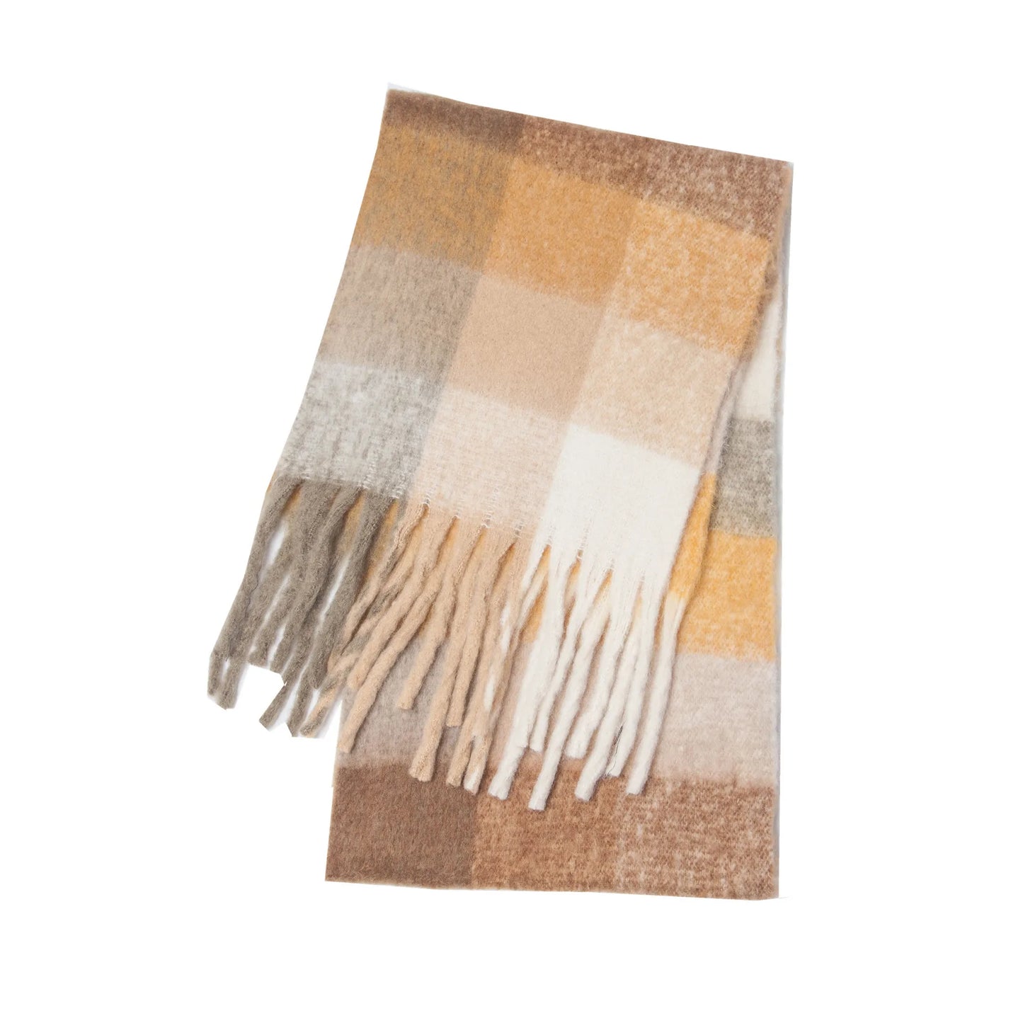 Luxury Cashmere Bright Solid Colors Scarf Winter Shawl