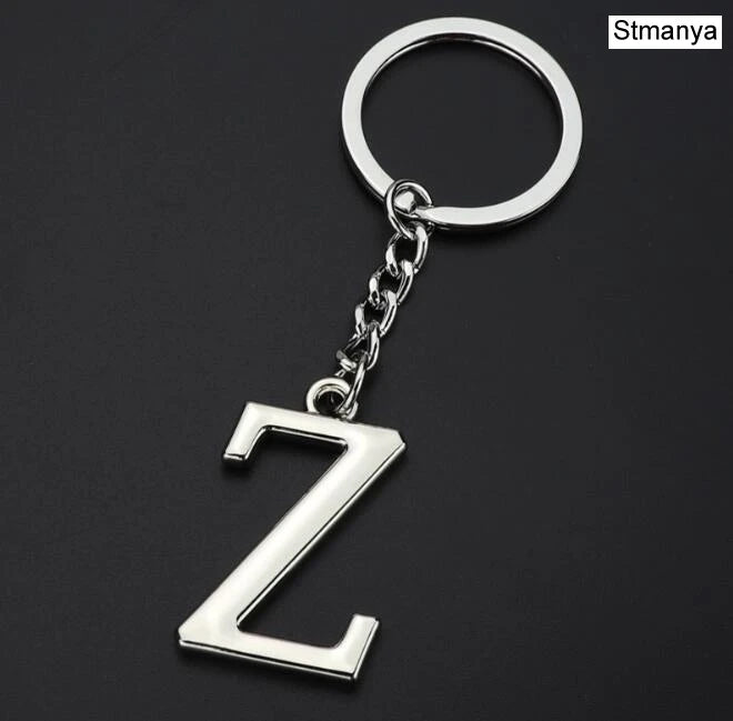 Metal DIY A-Z Letters key Chain