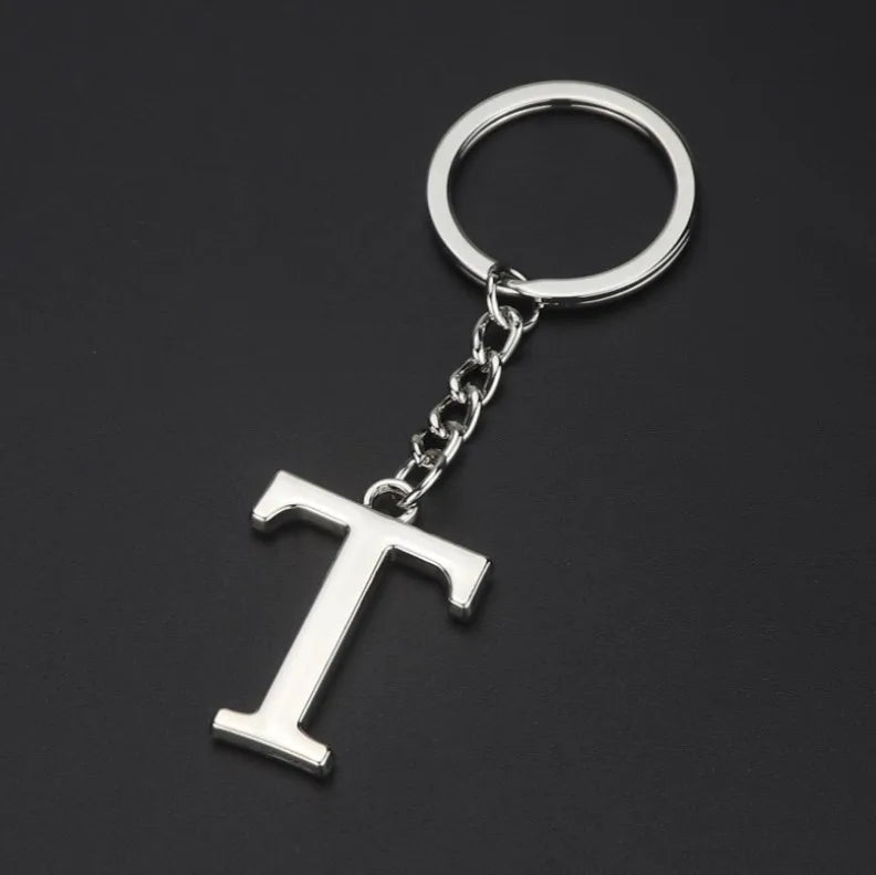 Metal DIY A-Z Letters key Chain