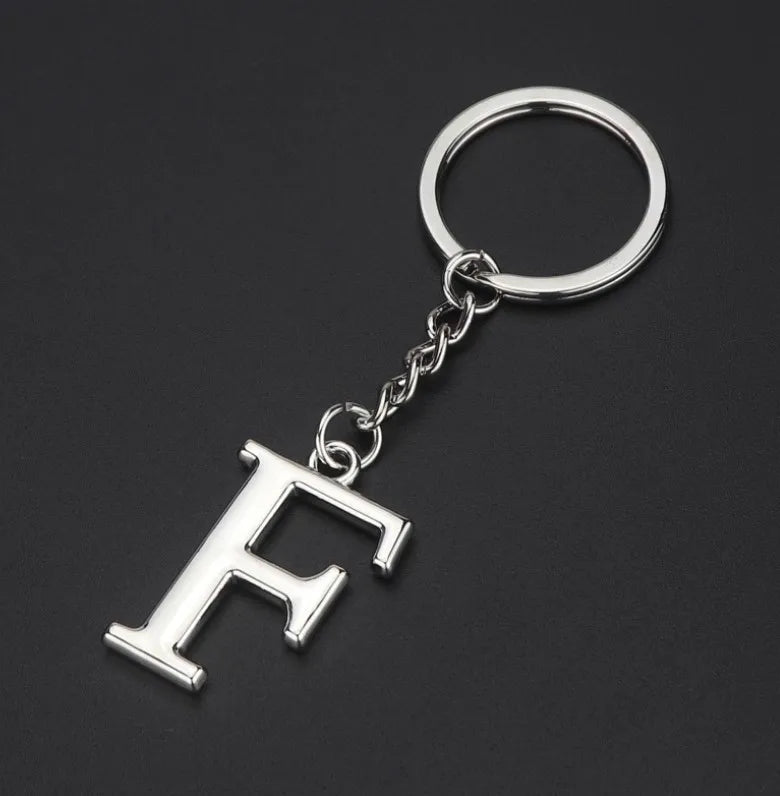 Metal DIY A-Z Letters key Chain