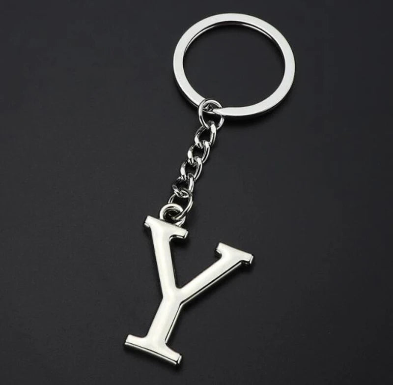 Metal DIY A-Z Letters key Chain