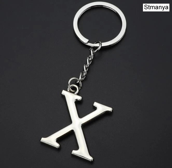 Metal DIY A-Z Letters key Chain