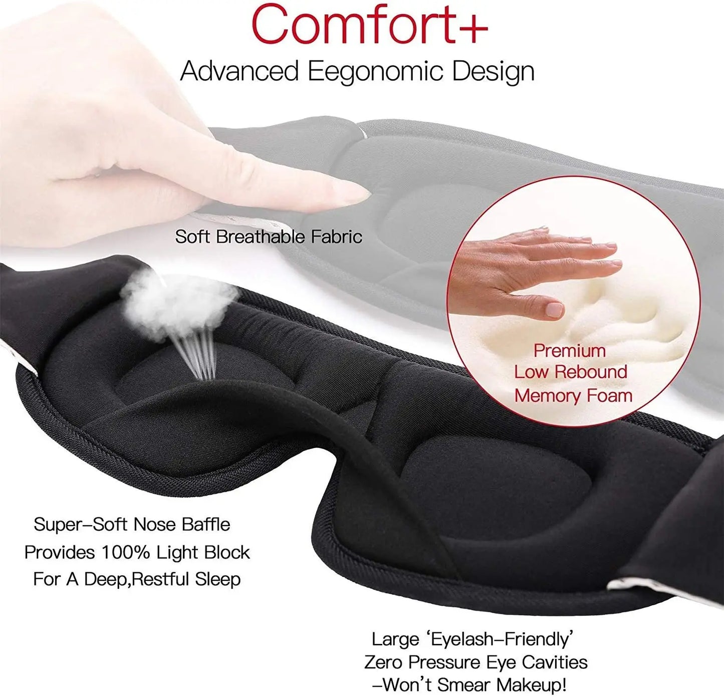 3D Mask for Sleep Eye Mask