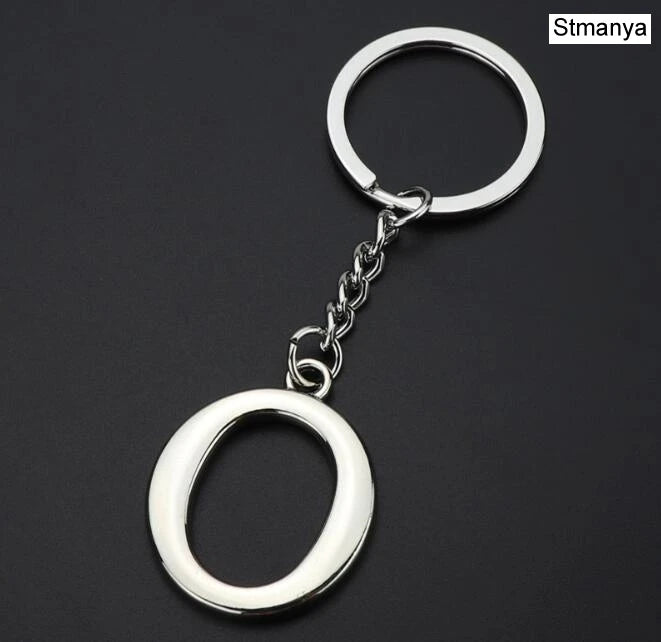 Metal DIY A-Z Letters key Chain
