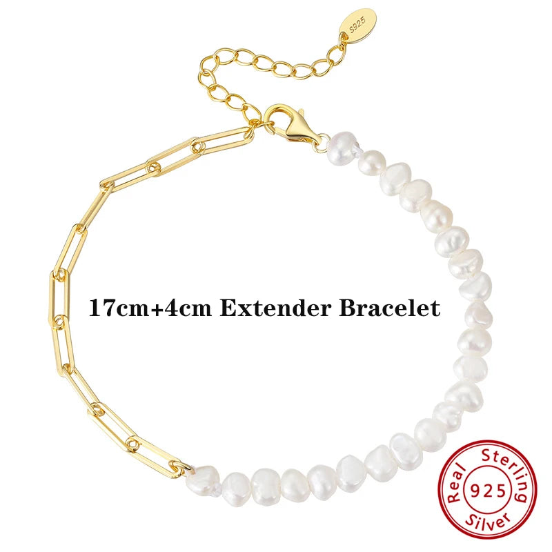 14K Gold Plated Genuine 925 Sterling Silver Paperclip Neck Chain