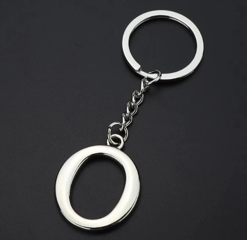 Metal DIY A-Z Letters key Chain