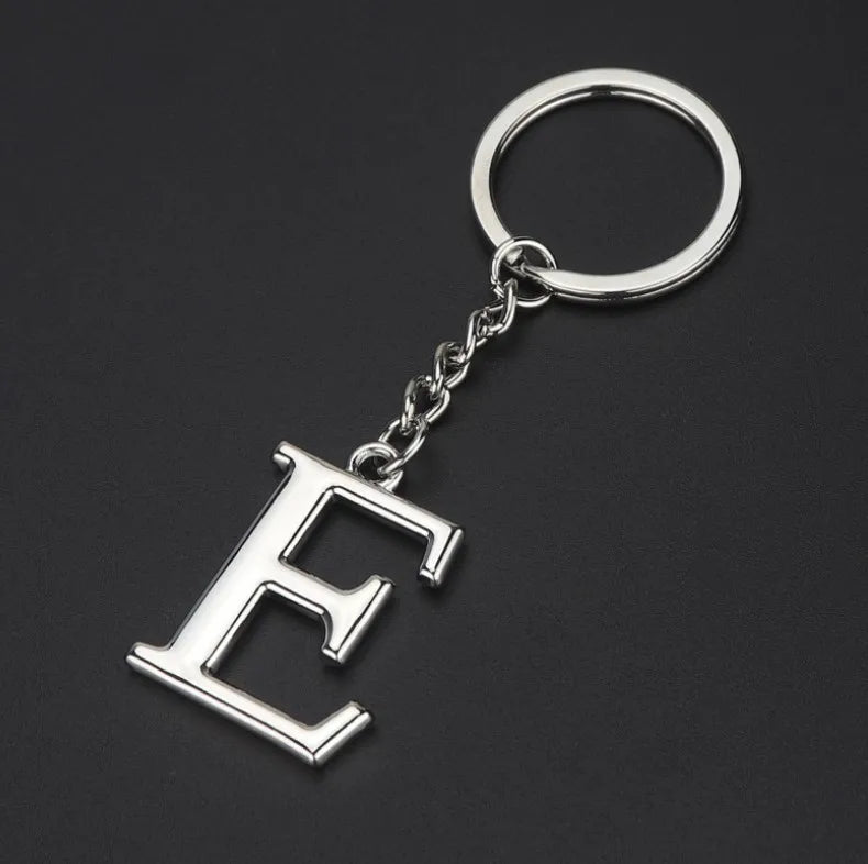 Metal DIY A-Z Letters key Chain