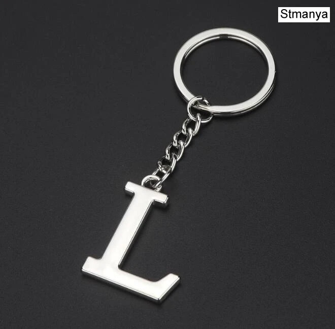 Metal DIY A-Z Letters key Chain