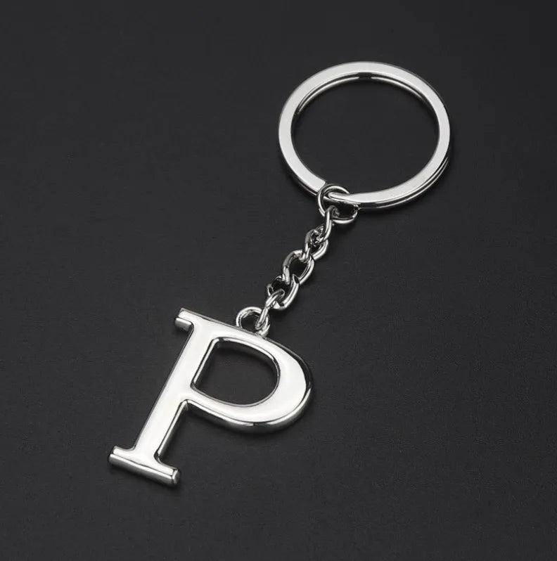 Metal DIY A-Z Letters key Chain