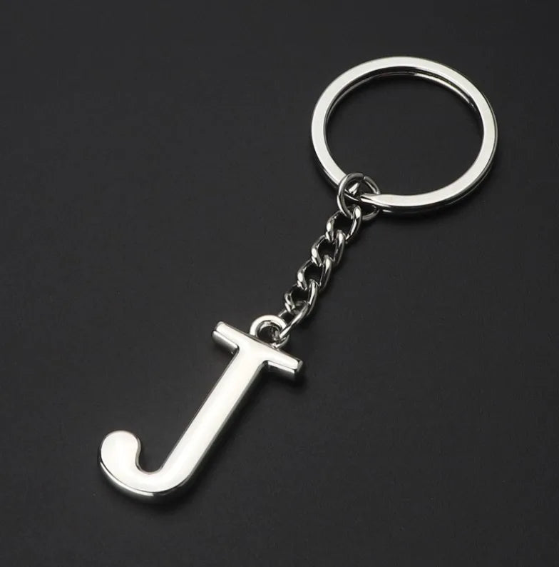 Metal DIY A-Z Letters key Chain