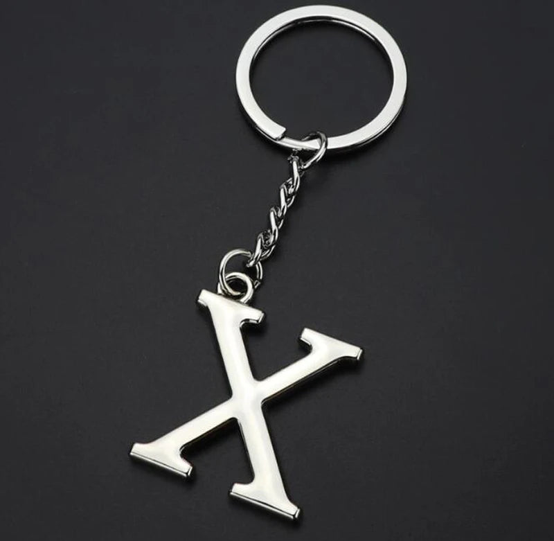 Metal DIY A-Z Letters key Chain