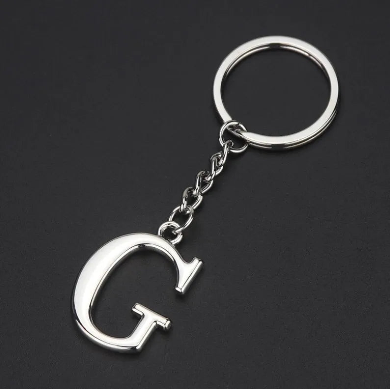 Metal DIY A-Z Letters key Chain