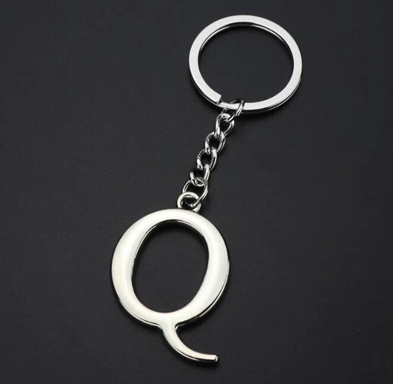 Metal DIY A-Z Letters key Chain