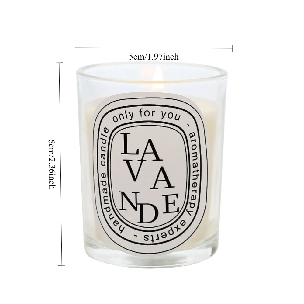 Transparent Romantic Scented Candle Light Fragrance