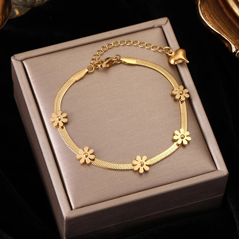 Stainless Steel Gold Color Bracelet