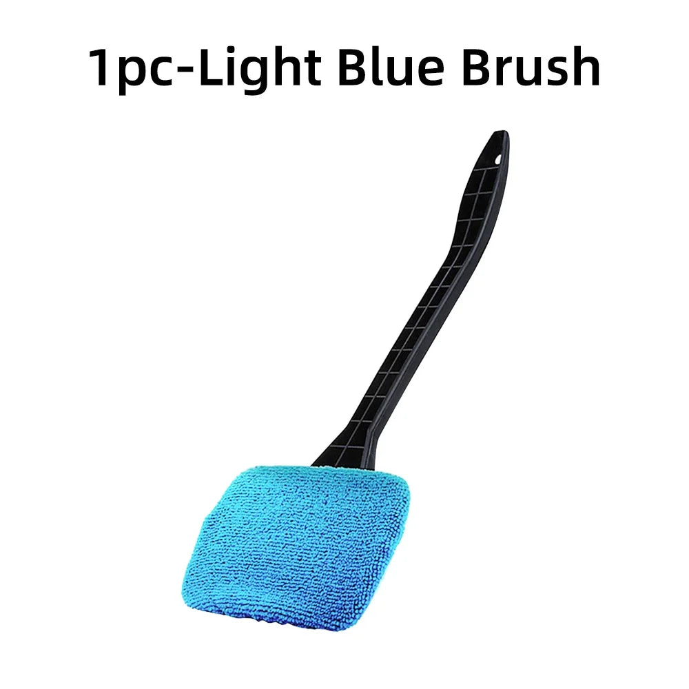 Car Window Cleaner Brush Kit Microfiber