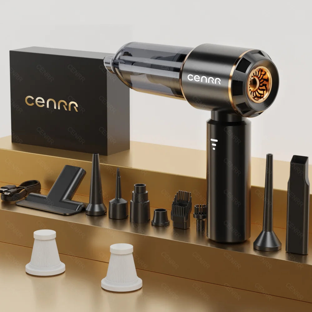 Cenrr Mini Car Vacuum Cleaner Cordless