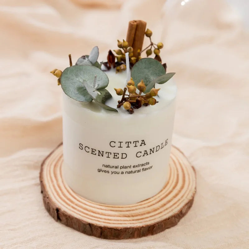 10cm Soy Wax Scented Candle Romantic Pillar
